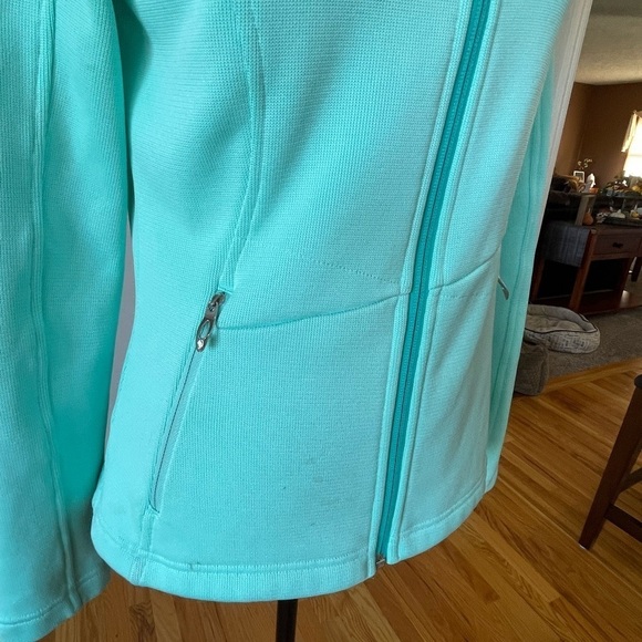 Spyder Core teal mint green medium zippered jacket ski wear layer snow - Picture 8 of 16